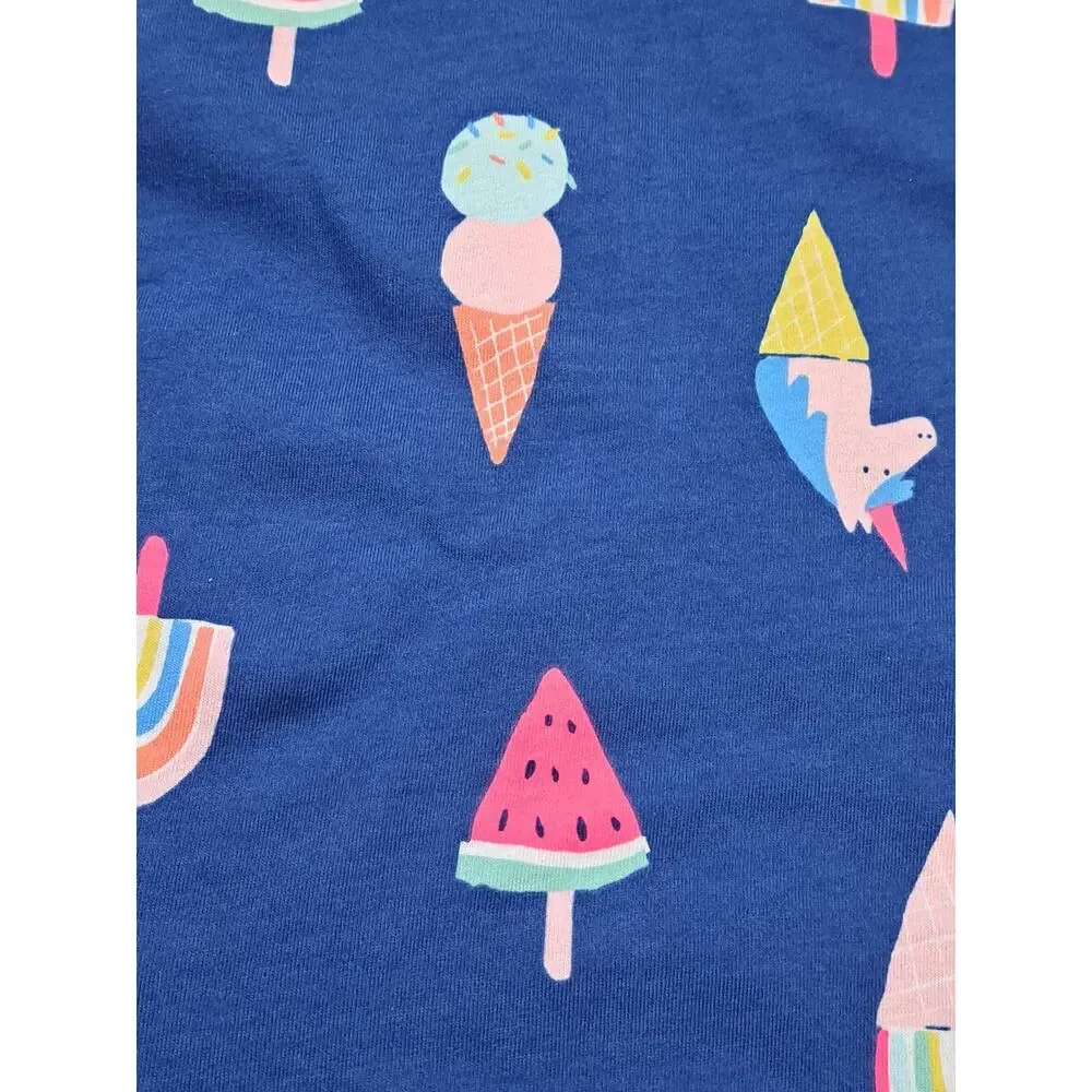 Cutie Patootie Blue Ice Cream Top With Pink Leggings Size 2T NWT
